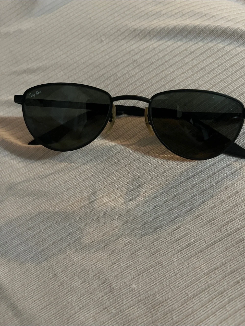 Ray-Ban Black Frame Sunglasses with Dark Lenses